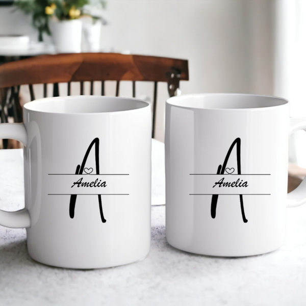 New Monogram letters personalized Mug